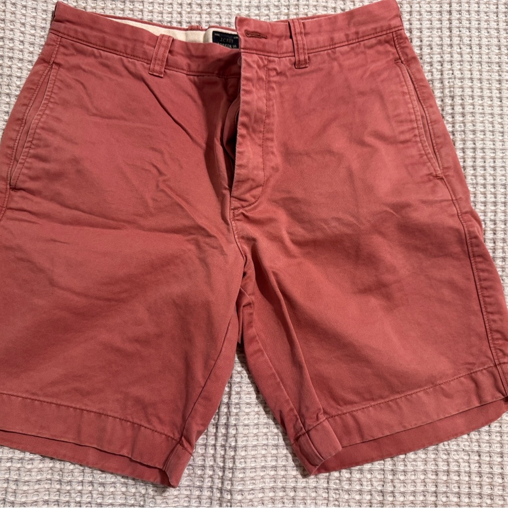 J. Crew Brown Flat Front Shorts Classic Style